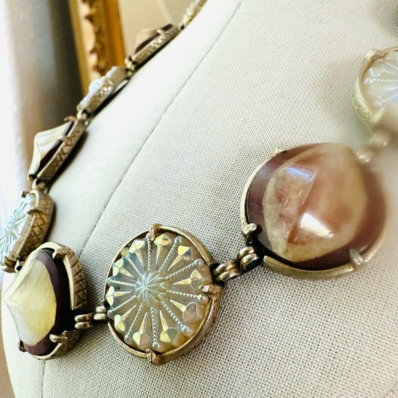 Vintage Signed HOBE Necklace - Picture 4 of 14